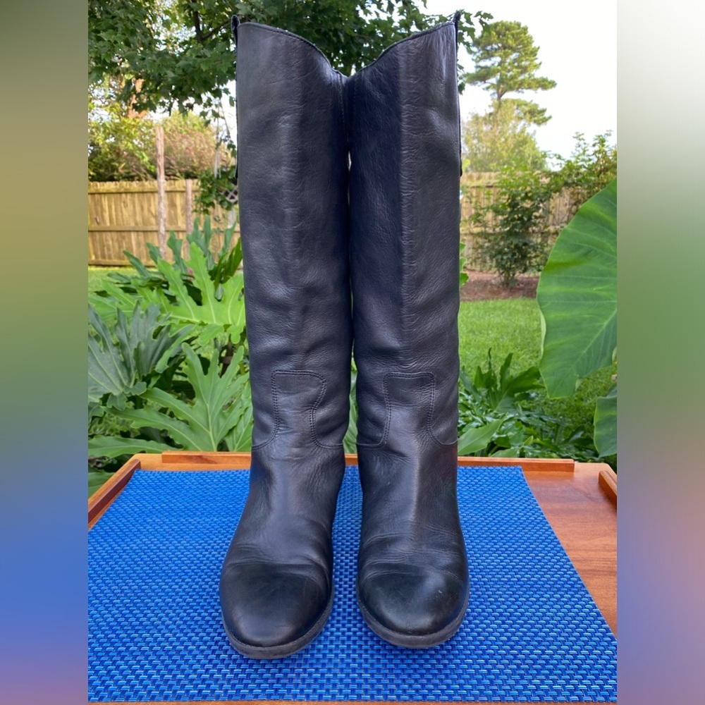 Sam Edelman Tall Black Leather Boots